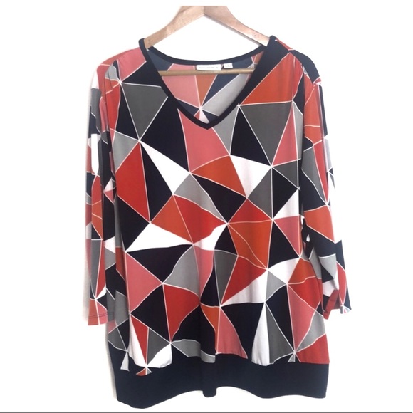 Susan Graver Tops - Susan Graver women’s multi colored blouse 2X